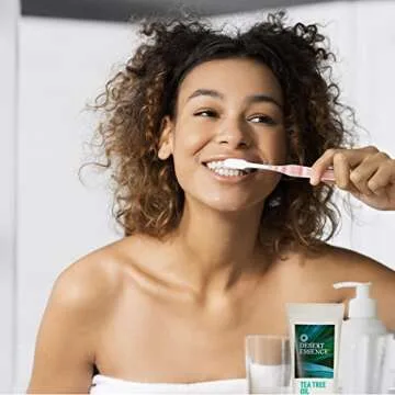 Natural Toothpaste with Tea Tree Oil & Neem for Healthy Gums