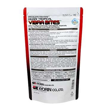 Hikari Vibra Bites, fish flavor (9.8oz), Red