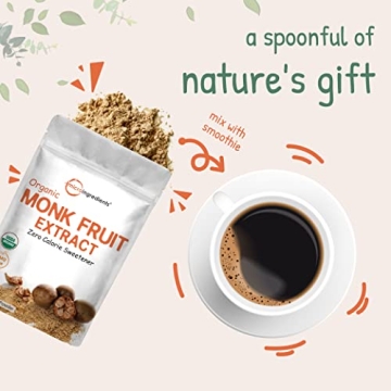 Organic Monk Fruit Extract Powder for Healthy Sweetening
