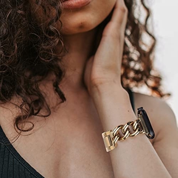 Stylish ALAMHI Apple Watch Band Gold for All Sizes