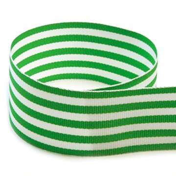 American Made 1-1/2" Emerald Green Grosgrain Ribbon - 20 Yards