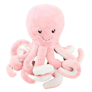 DENTRUN Octopus Stuffed Animals, Giant Octopus Plush Doll Play Toys for Kids Girls Boys Adults Birth...