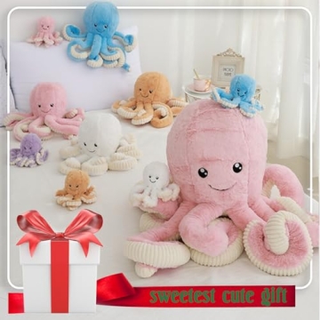 DENTRUN Octopus Plush – Soft Stuffed Animal for All Ages