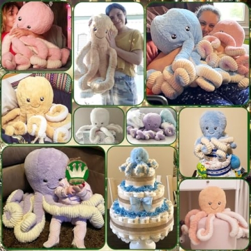 DENTRUN Octopus Plush – Soft Stuffed Animal for All Ages