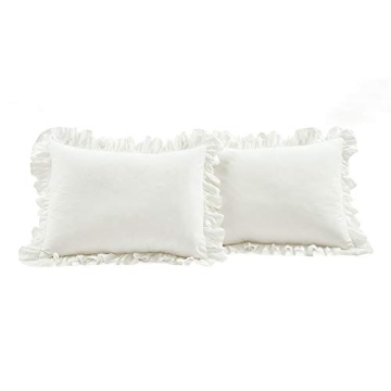 Lush Decor Reyna Ruffle 100% Cotton Duvet Cover Set