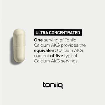 Toniiq Ca AKG 1800mg Ultra High Purity Supplement