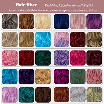 Alacos Vibrant Rainbow Costume Wig for Parties and Cosplay