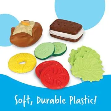 Learning Resources New Sprouts Bundle of Breakfast, Lunch and Dinner - 3 Sets, Ages 18+ months Toddler Pretend Play Food, Educational Toys for Toddlers, Supermarket Toys