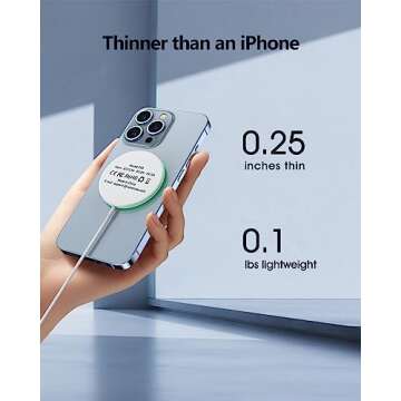 2 Pack Magnetic Wireless Charger 15W Apple Mag-Safe Charger with 20W Adapter for iPhone 16/15/14/13/12 Pro/Max/Plus/Mini AirPods 3/2/Pro 2/Pro Mag Safe Wireless Charging Pad with 5ft Charging Cable
