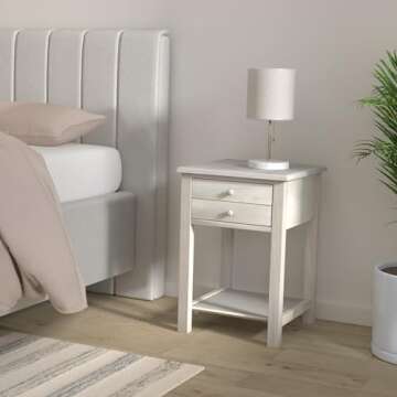 IC International Concepts Rectangular Lamp Table with Customizable Design and Storage Solutions