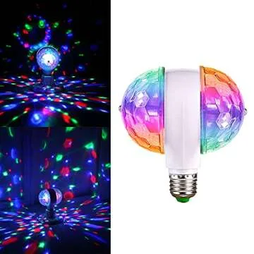 Vermeyen Disco Light Bulb for Parties RGB Strobe Lights
