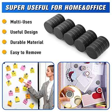 Versatile 50 Pcs Small Craft Magnets for DIY Projects