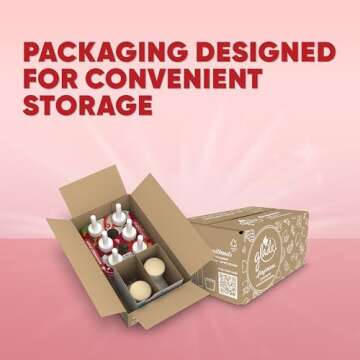 Glade PlugIns Air Freshener Starter Kit, Scented and Essential Oils for Home and Bathroom, Apple Cin...