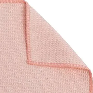 Shandali Hot Yoga Towel - Stickyfiber Yoga Towel - Mat-Sized, Microfiber, Super Absorbent, Anti-Slip, Injury Free, 24" x 72" - Bikram Yoga Towel - Exercise, Fitness, Pilates - Sakura Pink