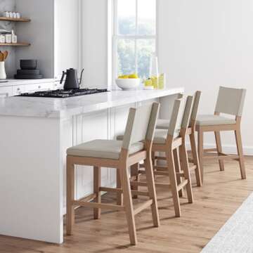 Stylish Nathan James Bar Stool Set of 4 for Modern Homes