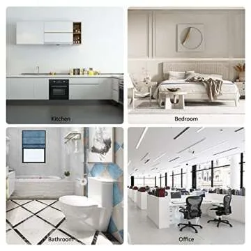 Amazon Basics Cabinet Door Bumper, Clear Self Adhesive Bumpers Pads for Surface Protection and Noise Reduction, 300-Piece, 6.9 x 4.5 x 0.6 Inch