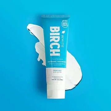 White Birch Activated White Charcoal Toothpaste Whitening - Professional Teeth Whitening Toothpaste Charcoal - Natural and No Fluoride Oral Care (Activated Charcoal Toothpaste)