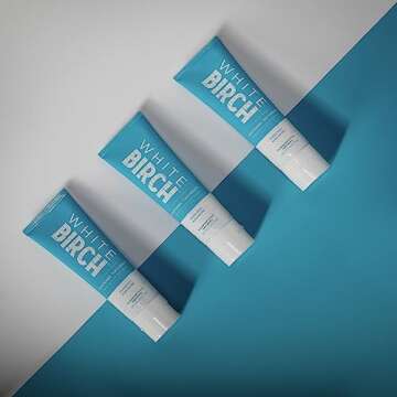 White Birch Activated White Charcoal Toothpaste Whitening - Professional Teeth Whitening Toothpaste Charcoal - Natural and No Fluoride Oral Care (Activated Charcoal Toothpaste)