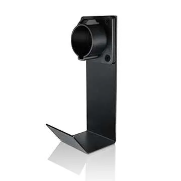 Lectron Electric Vehicle Charger Nozzle Holster Dock & J-Hook Combo for All J1772 EVs