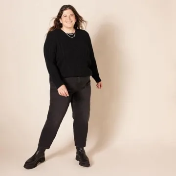 Fisherman Cable Sweater for Women in Plus Sizes