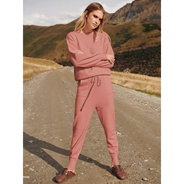 Stylish ANRABESS Two Piece Sweater Set for Women