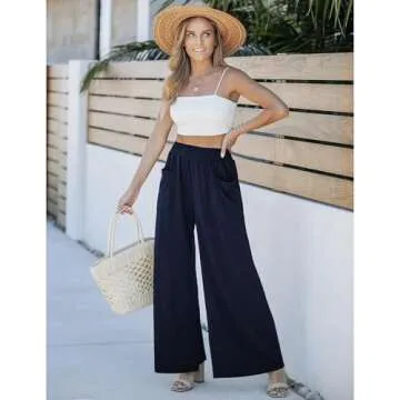 Stylish GRAPENT Beach Pants with Pockets for Women