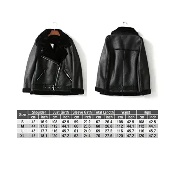 Buy LY VAREY Womens Faux Shearling Moto Jacket Online