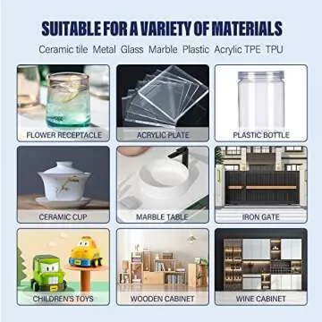 20g Glass Glue, Acrylic Adhesive,Used for Repairing and bonding Between Glass, Acrylic and Other Materials. Instant Super Glue for Glasses,Glass Products,Acrylic Products-Clear