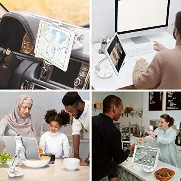 AboveTEK iPad Suction Mount for Home and Travel