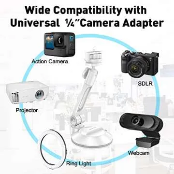 AboveTEK iPad Suction Mount for Home and Travel