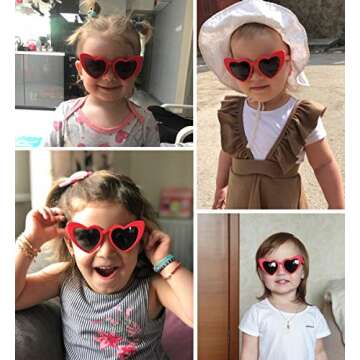 Unbreakable Polarized Kids Sunglasses in Pink & Red