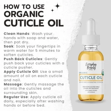 Organic Nail Oil for Stronger, Healthier Cuticles