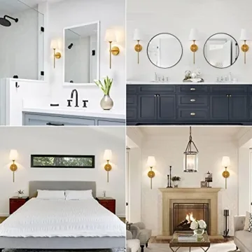 KUAUGST Retro Wall Sconces Set of 2 - Stylish Lighting