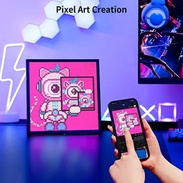 Divoom Pixoo-64 Pixel Art Display for Gamers and Creators