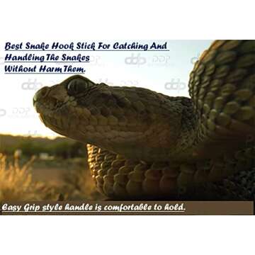 DDP 30" Heavy Duty Snake Hook - Safe & Durable Reptile Handling