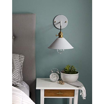 iYoee Wall Sconce with On Off Switch for Elegant Lighting