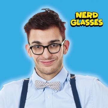 Kangaroo Black Fake Glasses for Superhero Costumes