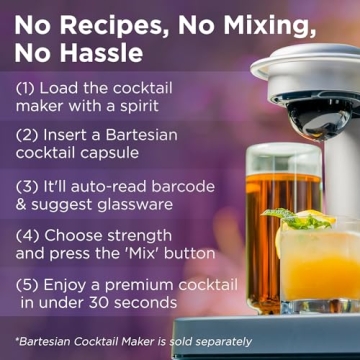 Bartesian Witch's Heart Cocktail Capsules Set of 8