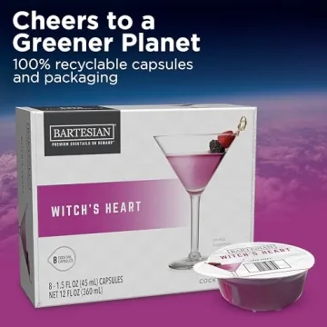 Bartesian Witch's Heart Cocktail Capsules Set of 8