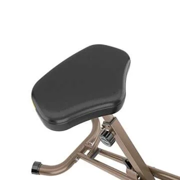 Exerpeutic Gold Heavy Duty Foldable Exercise Bike with 400 lbs Weight Capacity