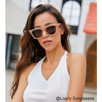 Trendy Oversized Cat Eye Sunglasses Women UV402 Protection
