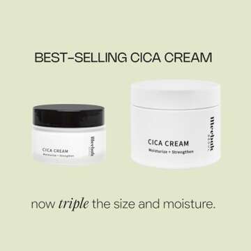 Meebak Cica Cream | Daily Repair Moisturizer with Niacinamide, Ceramide, & Retinol | Deep Hydration & Soothing | Locks in Moisture | Suitable for Sensitive Skin