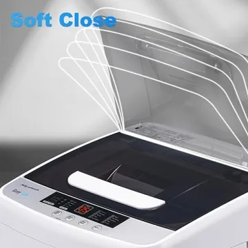 Portable Washing Machine with 10 Programs & LED Display
