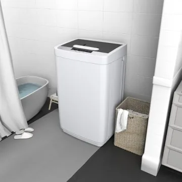 Portable Washing Machine with 10 Programs & LED Display