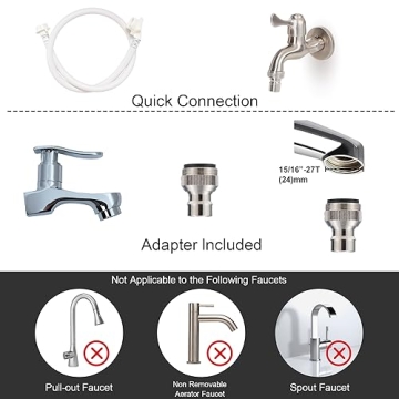 Portable Washing Machine with 10 Programs & LED Display