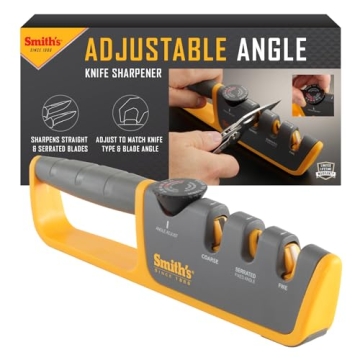 Smith's Adjustable Angle Knife Sharpener for Any Blade