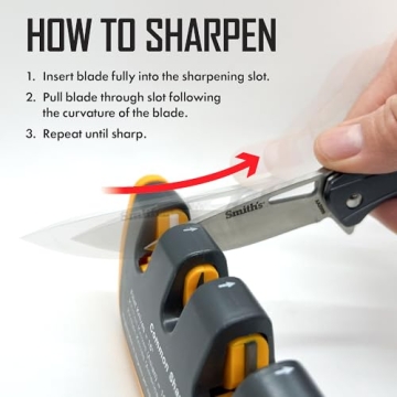 Smith's Adjustable Angle Knife Sharpener for Any Blade