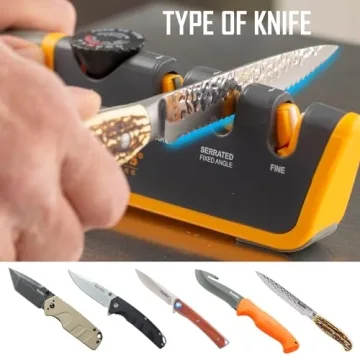 Smith's Adjustable Angle Knife Sharpener for Any Blade