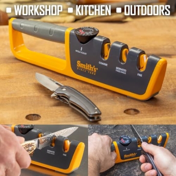 Smith's Adjustable Angle Knife Sharpener for Any Blade
