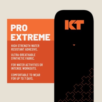 KT Tape Pro Extreme Synthetic Athletic Tape – 20 Precut Strips